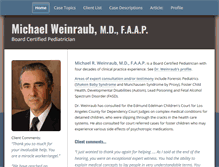 Tablet Screenshot of michaelweinraubmd.com